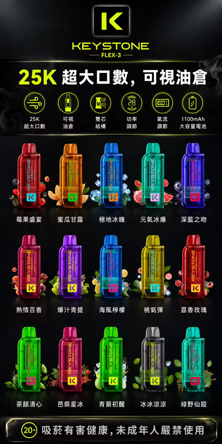 工坊現貨｜鑰石 FLEX-3 煙彈
